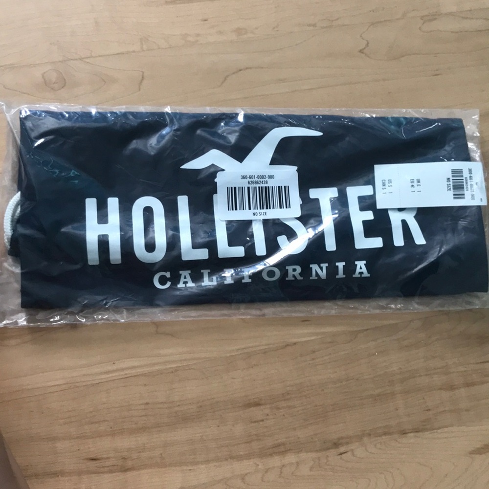 Hollister drawstring backpack